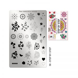 Moyra - Piastra Stamping Plate n.058 - Step by Step