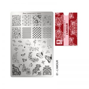 Moyra - Piastra Stamping Plate n.061 - L'amour