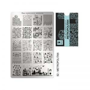 Moyra - Piastra Stamping Plate n.062 - Metropolitan