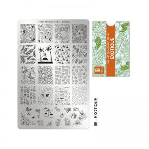 Moyra - Piastra Stamping Plate n.066 - Exotique