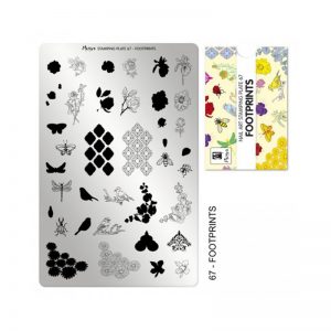 Moyra - Piastra Stamping Plate n.067 - Footprints