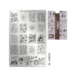 Moyra - Piastra Stamping Plate n.069 - Forest