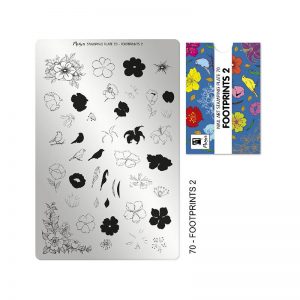 Moyra - Piastra Stamping Plate n.070 - Footprints 2