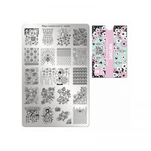 Moyra - Piastra Stamping Plate n.073 - Sakura