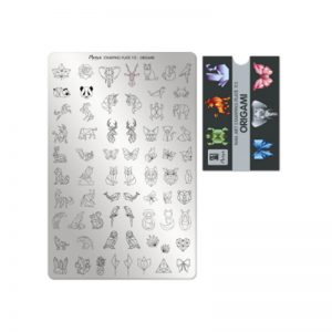 Moyra - Piastra Stamping Plate n.115 - Origami