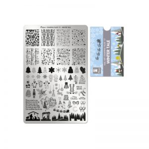 Moyra - Piastra Stamping Plate n.117 - Winter Tale