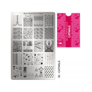 Moyra - Piastra Stamping Plate n.030 - Catwalk