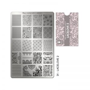 Moyra - Piastra Stamping Plate n.031 - Lacelove 2