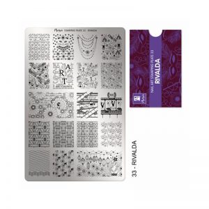 Moyra - Piastra Stamping Plate n.033 - Rivalda